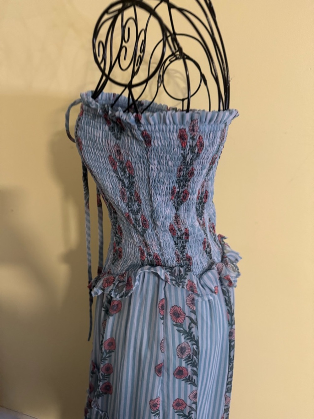 NWOT Free People Alejandra Smocked Bodice Tiered Sundress Size Small - Picture 8 of 11